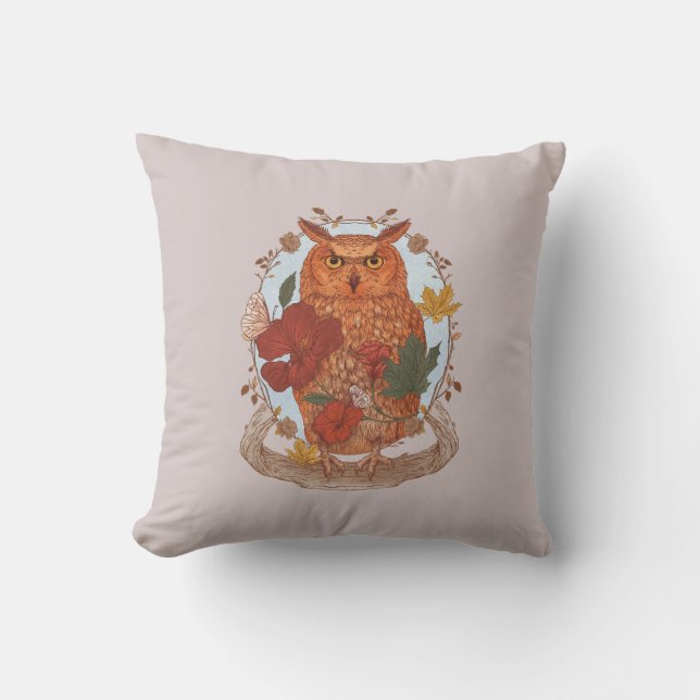 Coussin Forest Owl (Recto)