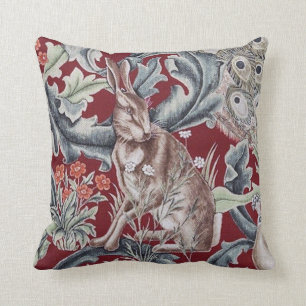 Coussin Forest Rabbit, William Morris