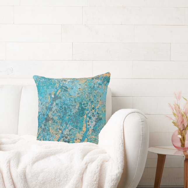 Coussin Forêt bleue moderne (Canapé)