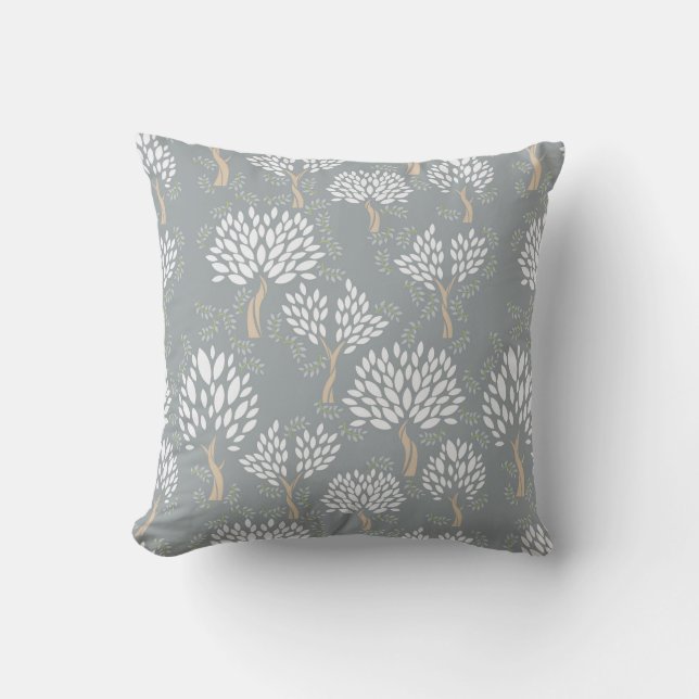 Coussin Forêt calme Wonderland sombre (Recto)