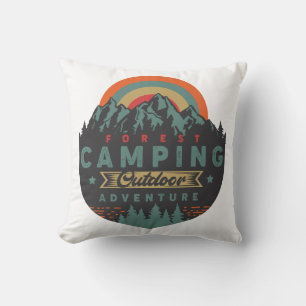 Coussin Forêt Camping Outdoor Adventure