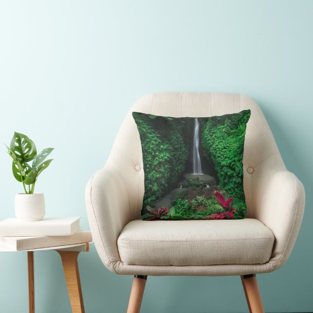 Coussin Forêt | Cascades Leke Leke Waterfalls à Bali (Chaise)