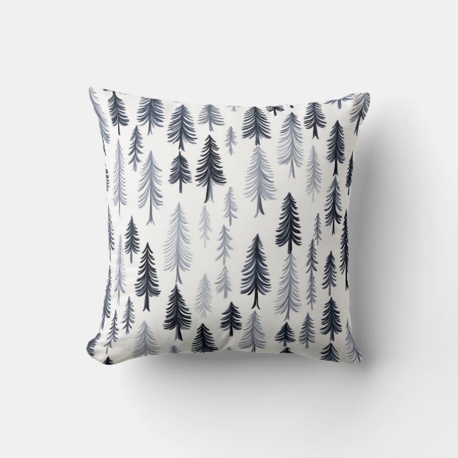 Coussin Forêt de pins scandinaves (Recto)