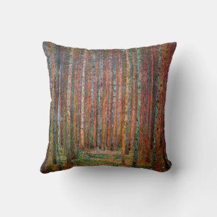 Coussin Forêt de sapins I Gustav Klimt