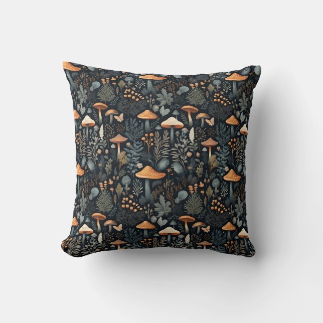 Coussin Forêt de Toadstool (Recto)
