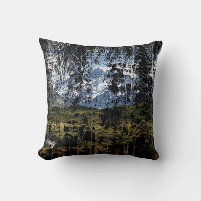 Coussin Forêt des montagnes (Recto)