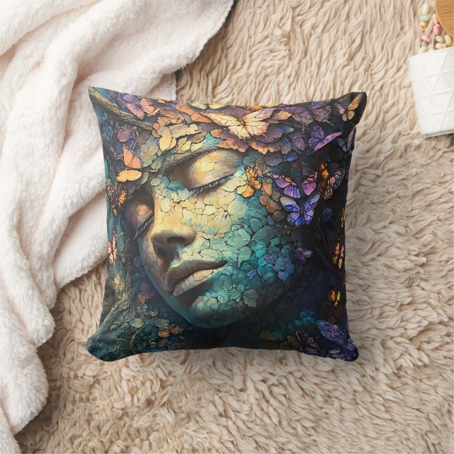 Coussin Forêt enchantée de la déesse papillon (7) (Couverture)