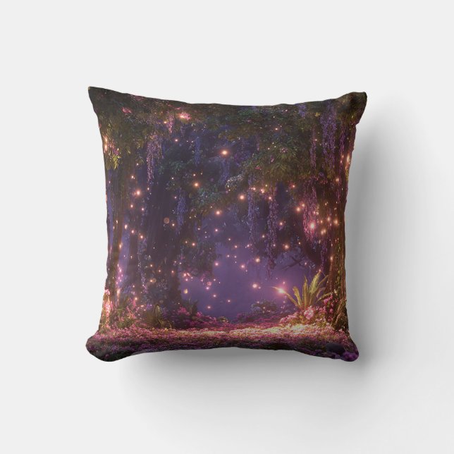 Coussin Forêt Enchantée Magique (Recto)