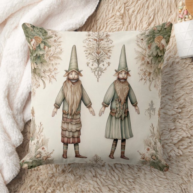 Coussin Forêt Fantaisiste de Gnomes & Botanique (Couverture)
