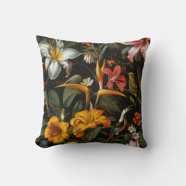 Coussin forêt tropicale (Recto)