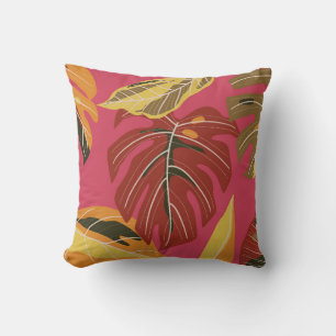Coussin Forêt tropicale. Application d'illustration de la