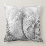 Coussin Forêt Vintage de Bohemian Black White<br><div class="desc">Un oreiller à jetons élégant,  élégant et bohème avec un vintage imprimé de jungle botanique noir et blanc. Exclusivement conçu pour vous par Happy Dolphin Studio. Si vous avez besoin d'aide ou de produits correspondants,  veuillez nous contacter à happydolphinstudio@outlook.com.</div>