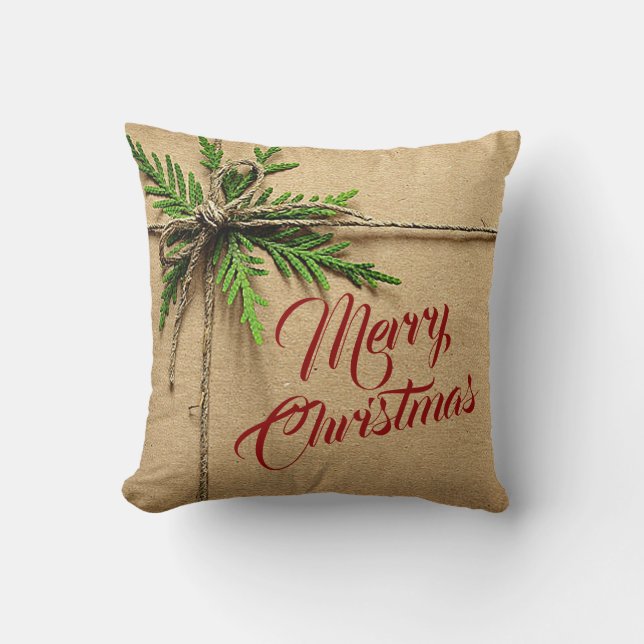 Coussin "Forfait Noël" (Recto)