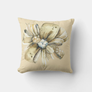 Coussin Forfait papier Brown avec des vaches fantaisie rou