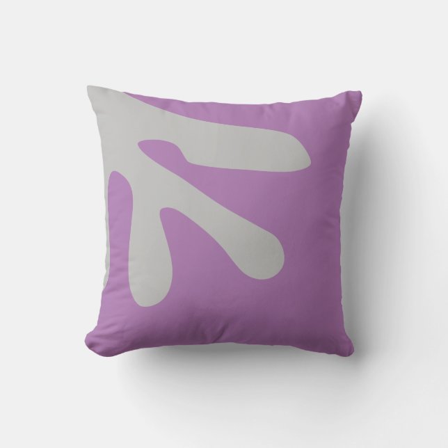Coussin Formes d'art abstrait minimal moderne (Recto)