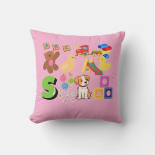 Coussin Formes et jouets pour enfants