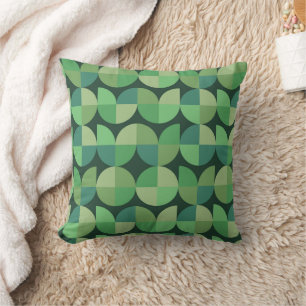 Coussin Formes géométriques abstraites de milieu de siècle