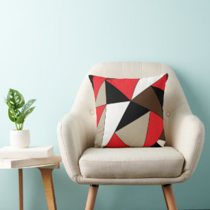 Coussin Formes géométriques modernes colorées
