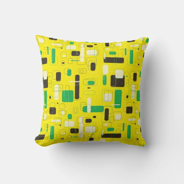 Coussin Formes jaunes (Recto)