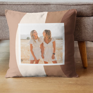 Coussin Formes modernes Brown et beige   Photo