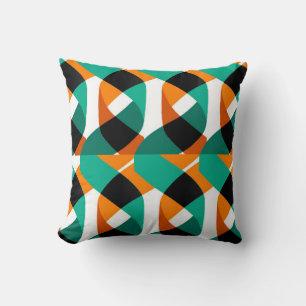 Coussin Formes modernes et motif géométrique transparent e