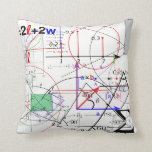 Coussin Formule d'équation de la Science de physique de<br><div class="desc">Carreau beau pour des ballots de la science.</div>