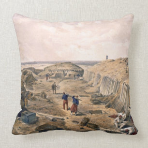 Coussin Fossé de la bastion du Mat, plat 'de Seat