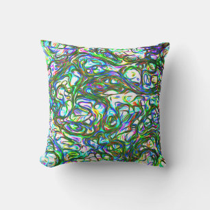 Coussin Fou de couleur vive