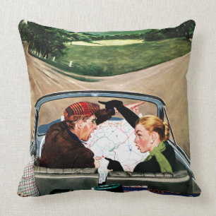 Coussin Fourchette dans la route