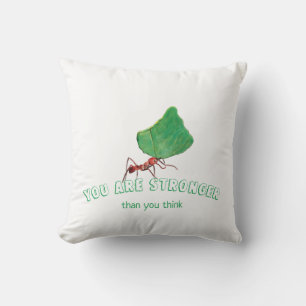 Coussin Fourmi portant une grosse feuille