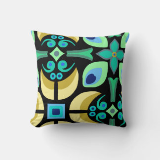 Coussin Fourre-tout de tuiles Abstraites