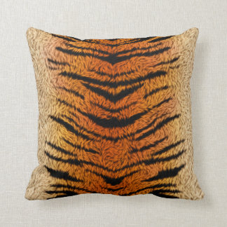 Coussin Fourrure d'animal de tigre de Bengale