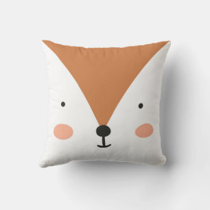 Coussin Fox Cute Green nursery Baby Room