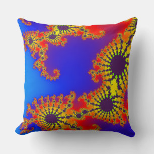 Coussin Fractal coloré 120717(02)