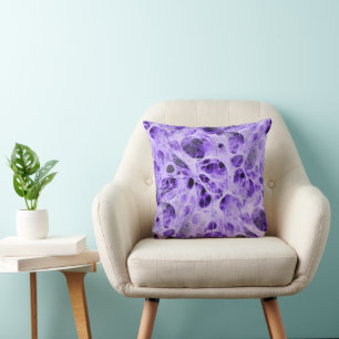 Coussin Fractal Spiderweb Abstrait - Motif sans couture 1
