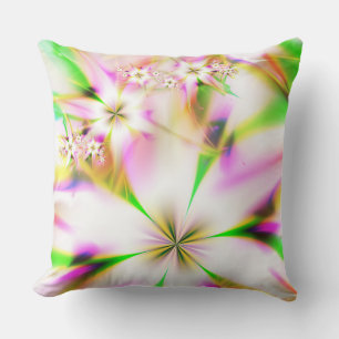 Coussin fractale florale