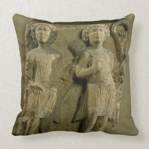 Coussin Fragment d'une plaque de bas-soulagement
