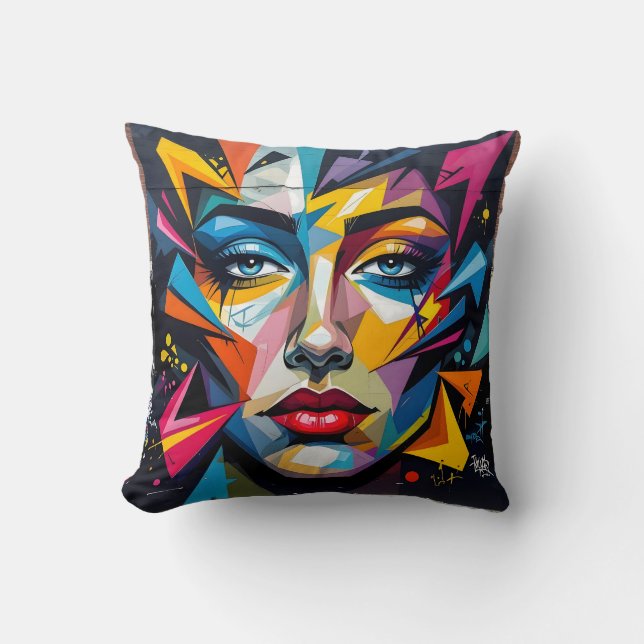 Coussin Fragments d'identité -  (Recto)