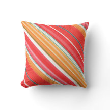 Fraîches et brillantes rouges et jaunes rayures et