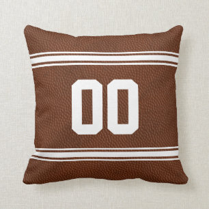 Coussin frais du football avec VOTRE NOMBRE du