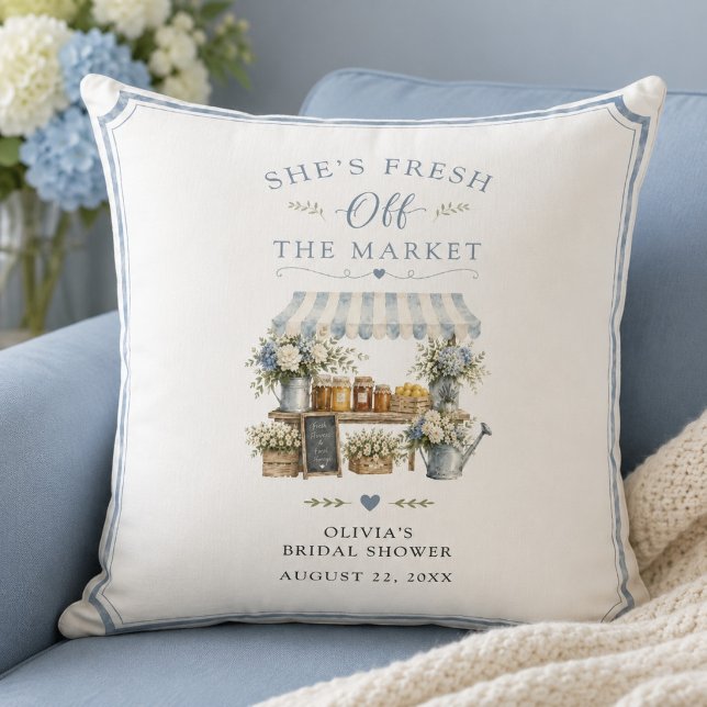 Coussin Frais Sorti du Marché Réception de Mariage Bleu et (Créateur téléchargé)
