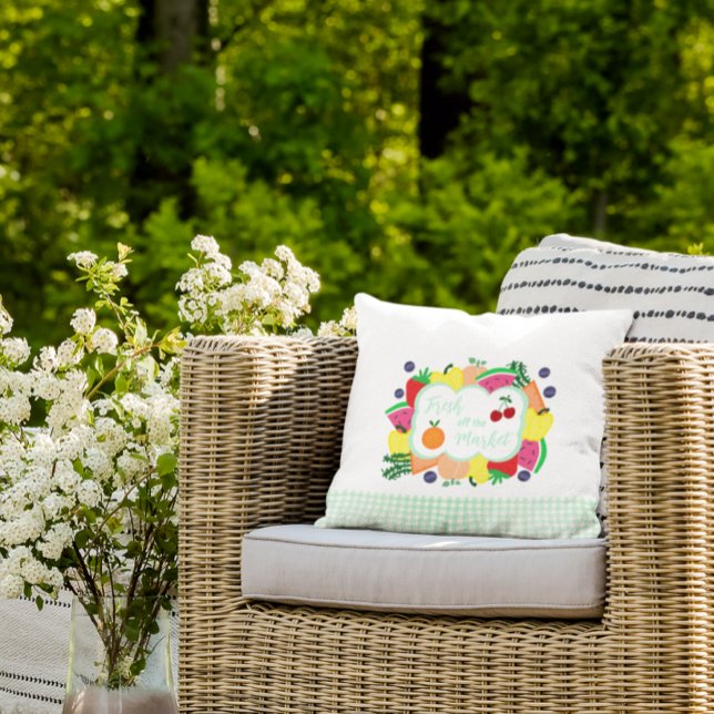 Coussin Frais sortis du marché: Baby shower pour mariage (Créateur téléchargé)