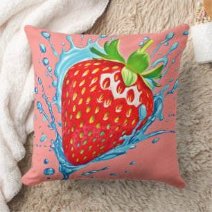 Coussin Fraise fraîche