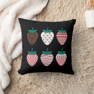 Coussin Fraise fraises Fruit Lover Farmers Jardin