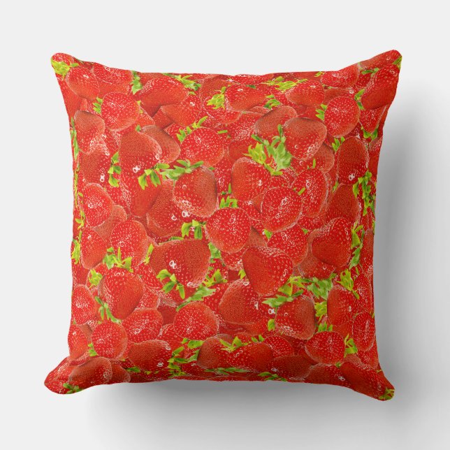 Coussin Fraises (Recto)