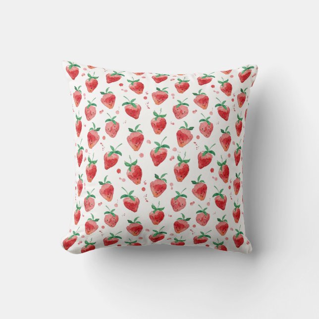 Coussin Fraises (Recto)