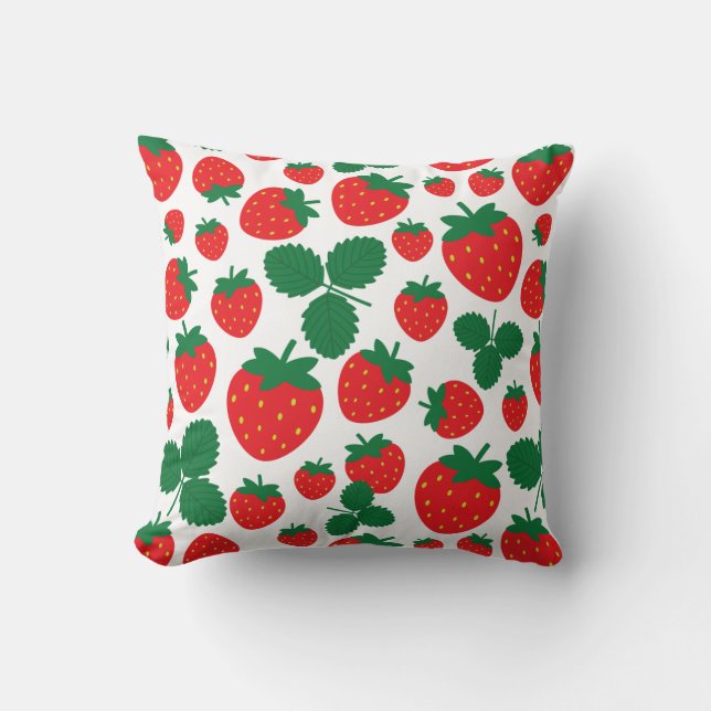 Coussin Fraises (Recto)