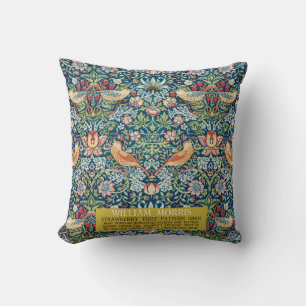 Coussin Frameur de fraises - Conception de William Morris