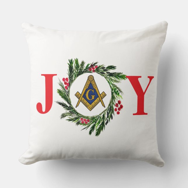Coussin Franc-Maçon Maçonnique Maçon Noël Franc-Maçon (Recto)