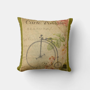 Coussin français de carte postale